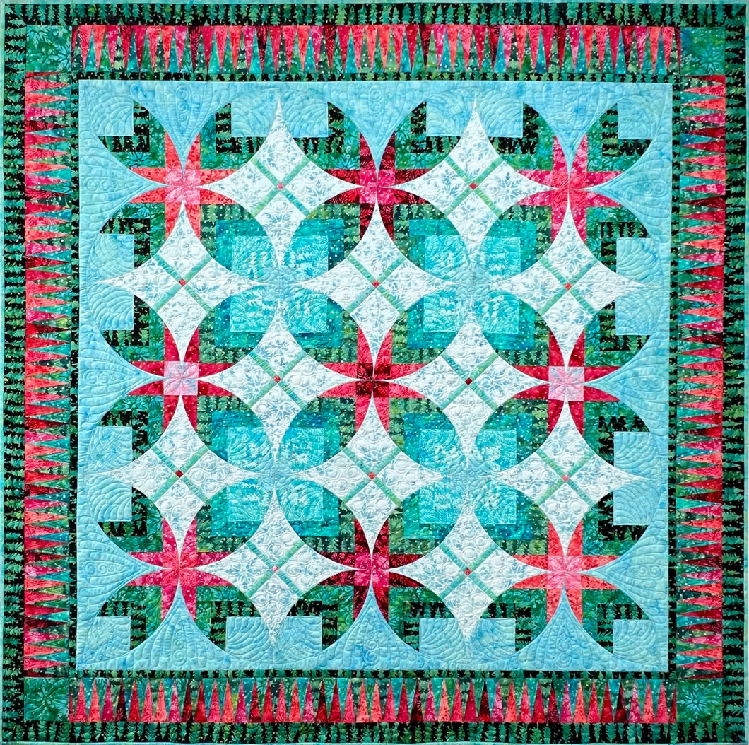 Pre-Order For the Christmas Rose Quilt Kit